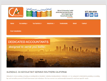Tablet Screenshot of caaccounting.com
